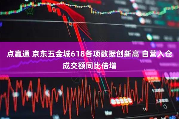 点赢通 京东五金城618各项数据创新高 自营入仓成交额同比倍增