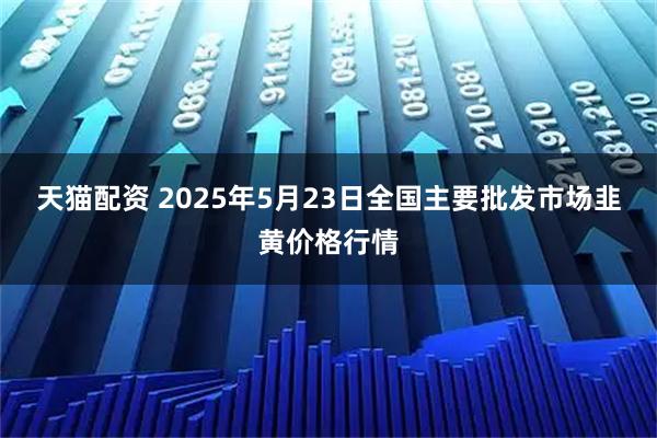 天猫配资 2025年5月23日全国主要批发市场韭黄价格行情